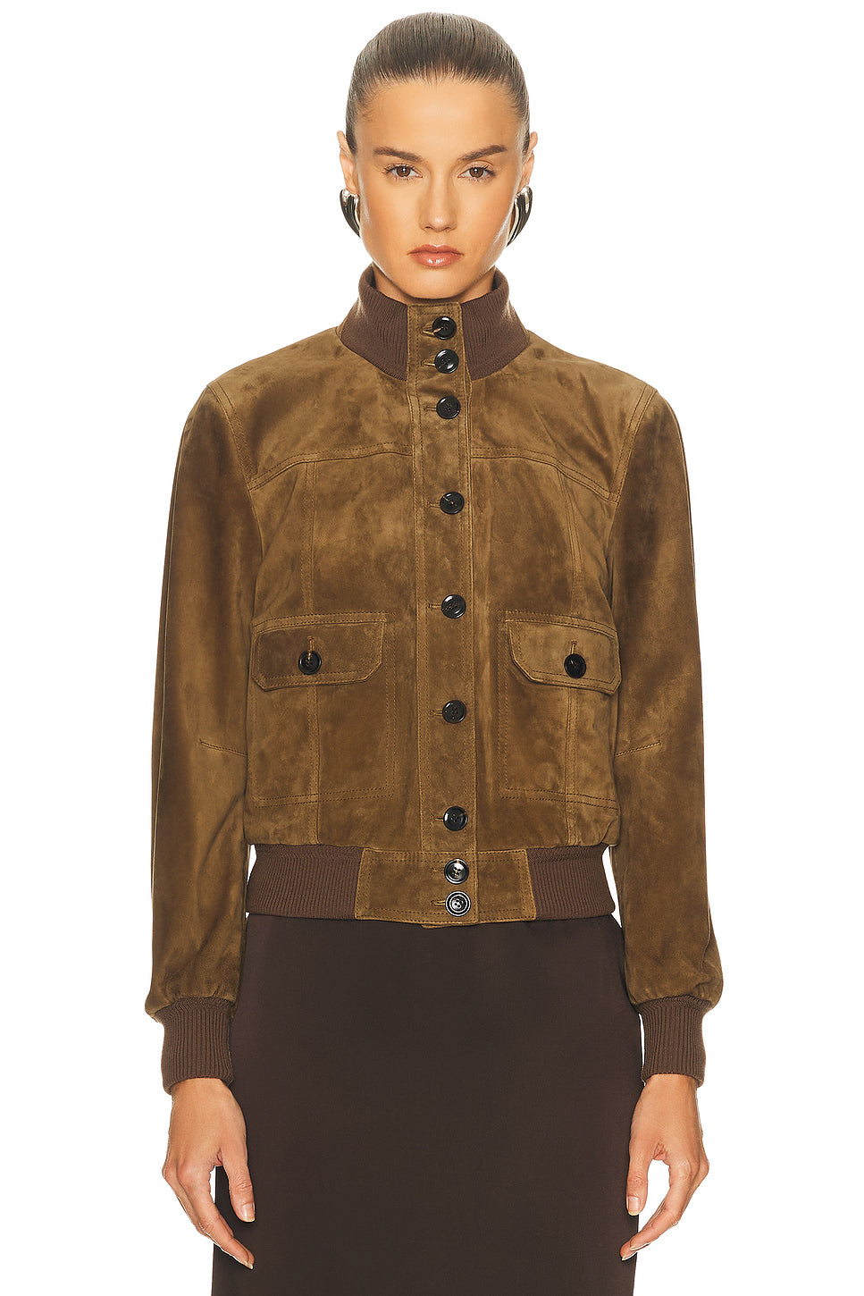 Soft Cashmere Bomber Jacket