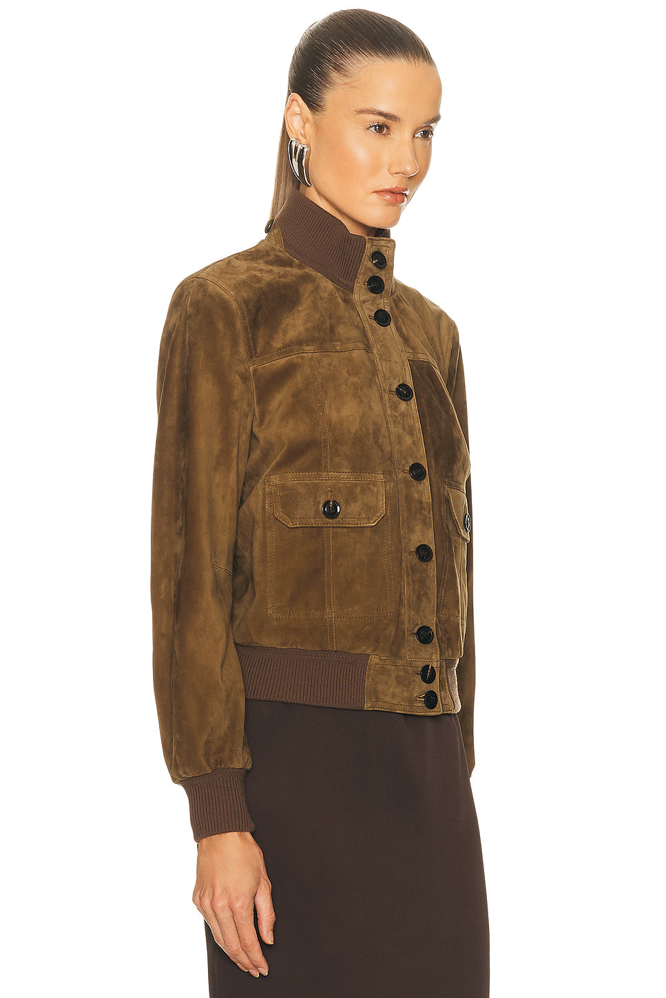 Soft Cashmere Bomber Jacket