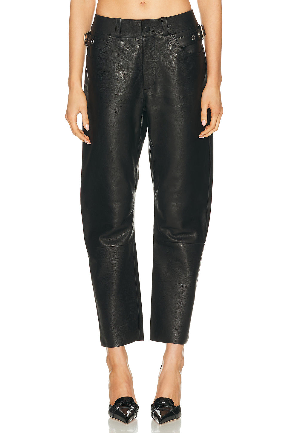 Bull Leather Biker Pant