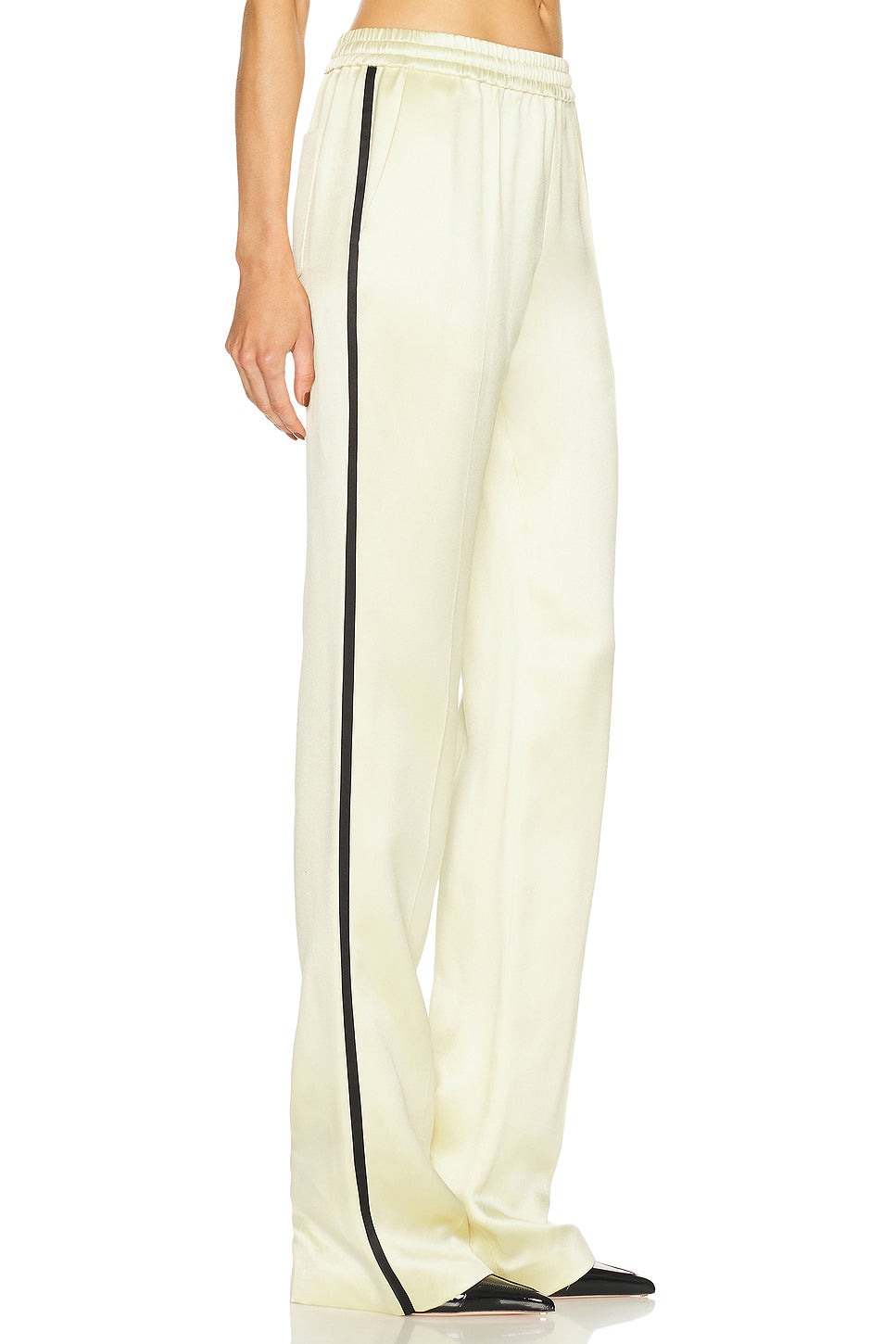 Satin Straight Trouser