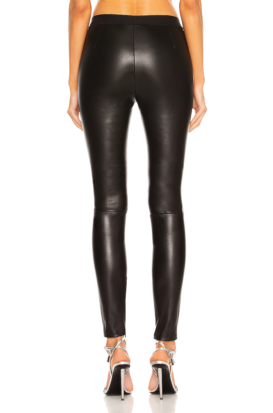 Leather Logo Waist Legging