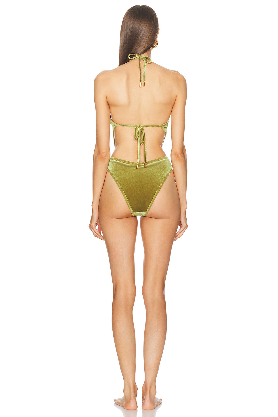 Velour One Piece Swimsuit