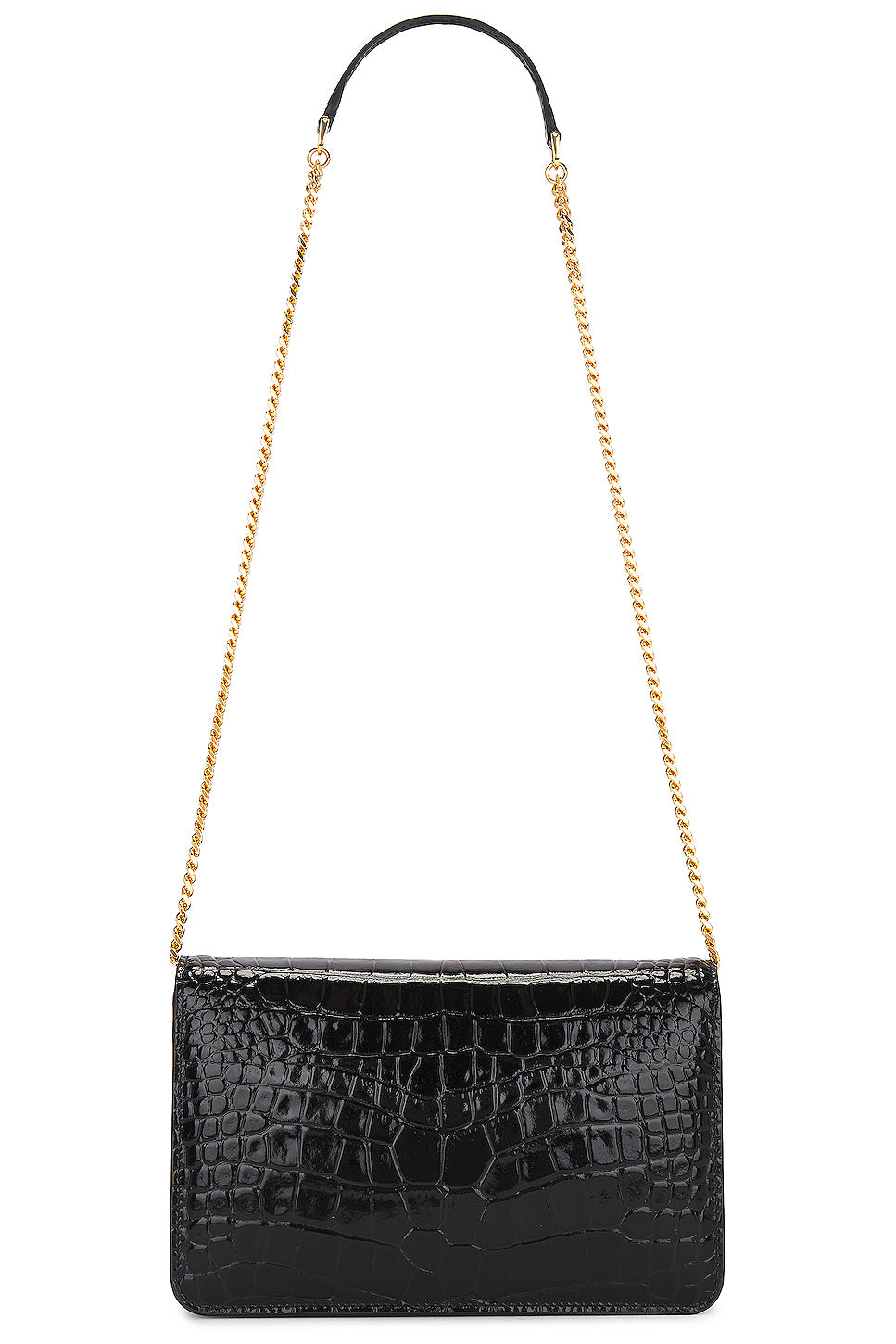 Stamped Croc Whitney Small Shoulder Bag