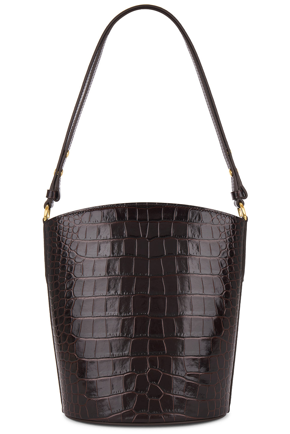 Stamped Croc Medium Bucket Bag