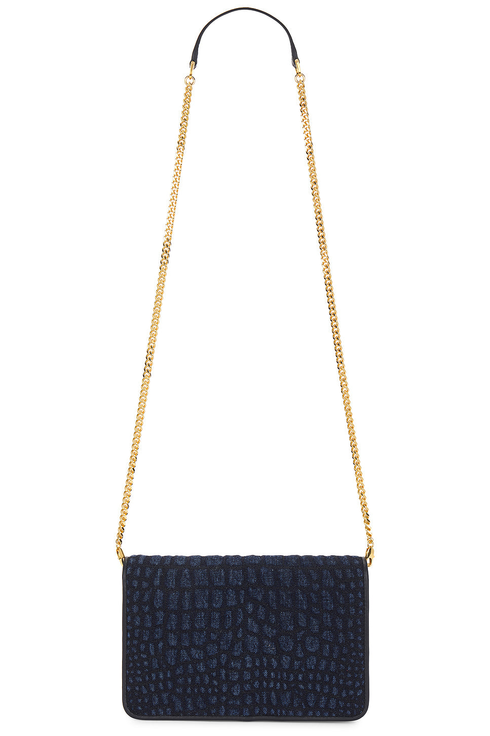 Croc Effect Small Shoulder Bag