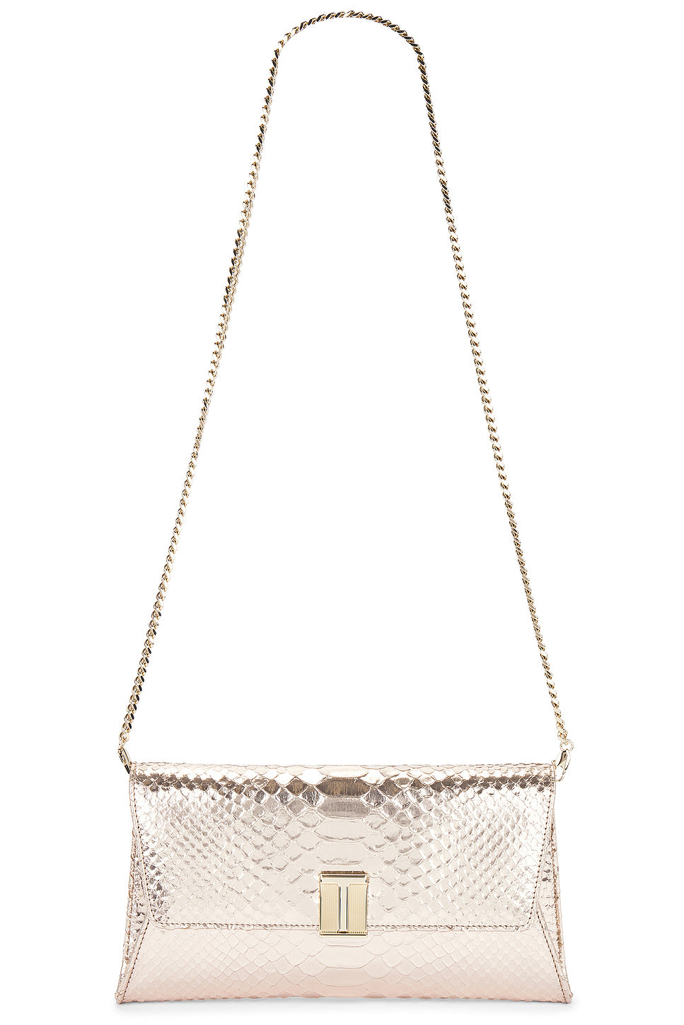 Nobile Stamped Python Clutch