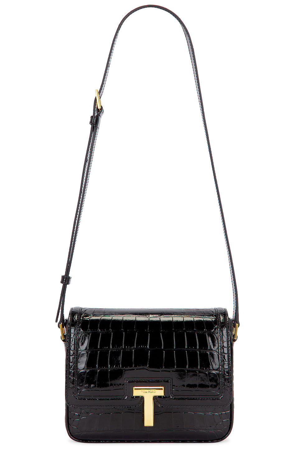 Wallis Stamped Croc Small Shoulder Bag