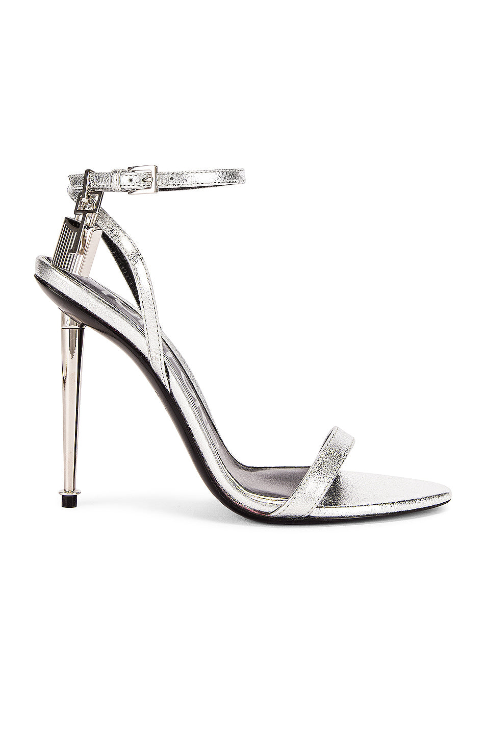 Padlock Pointy Naked Sandal 105