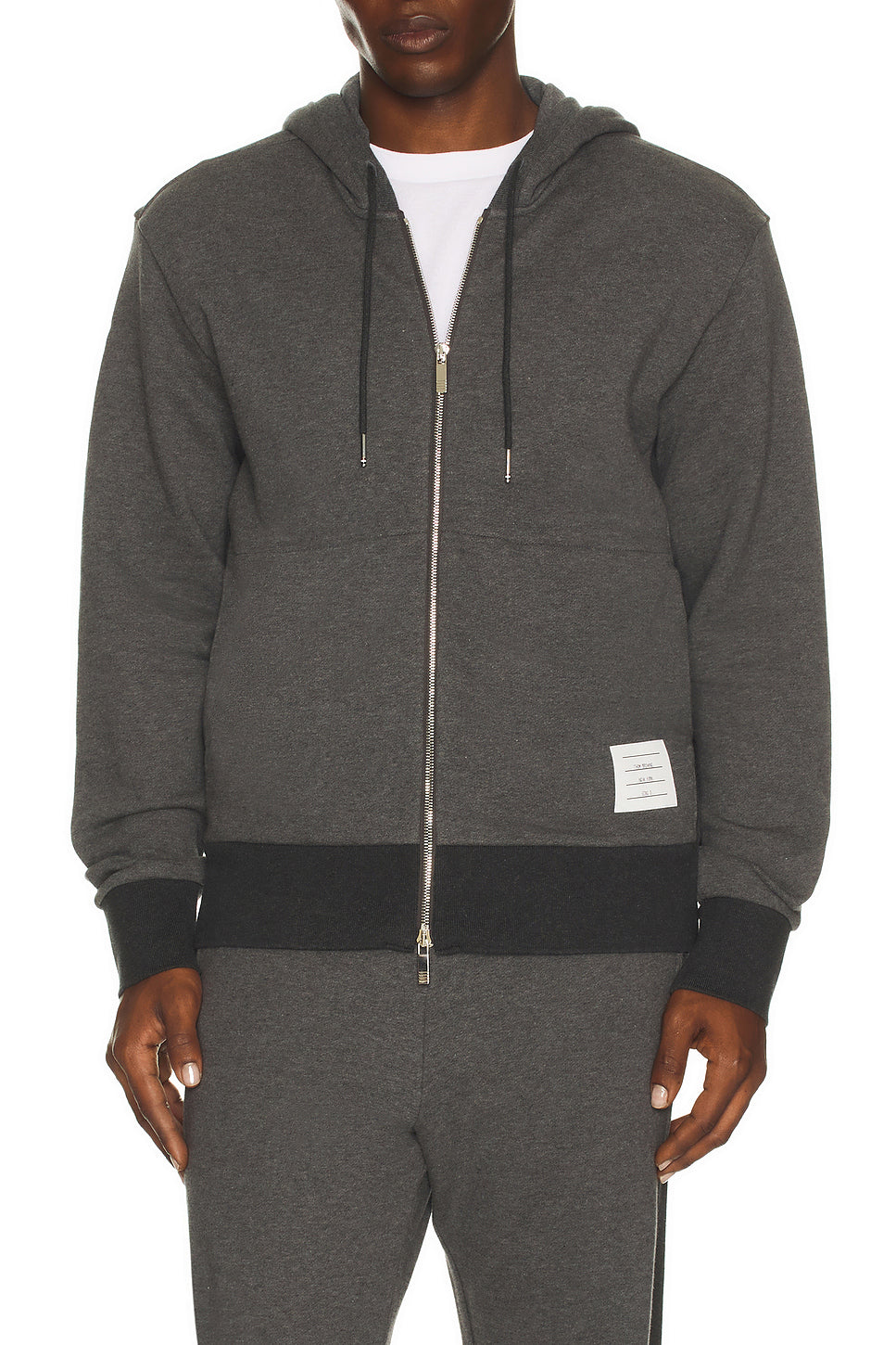 Zip Up Color Blocked Hoodie