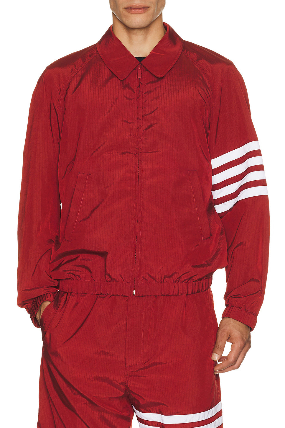 Zip Front Raglan Coach Jacket