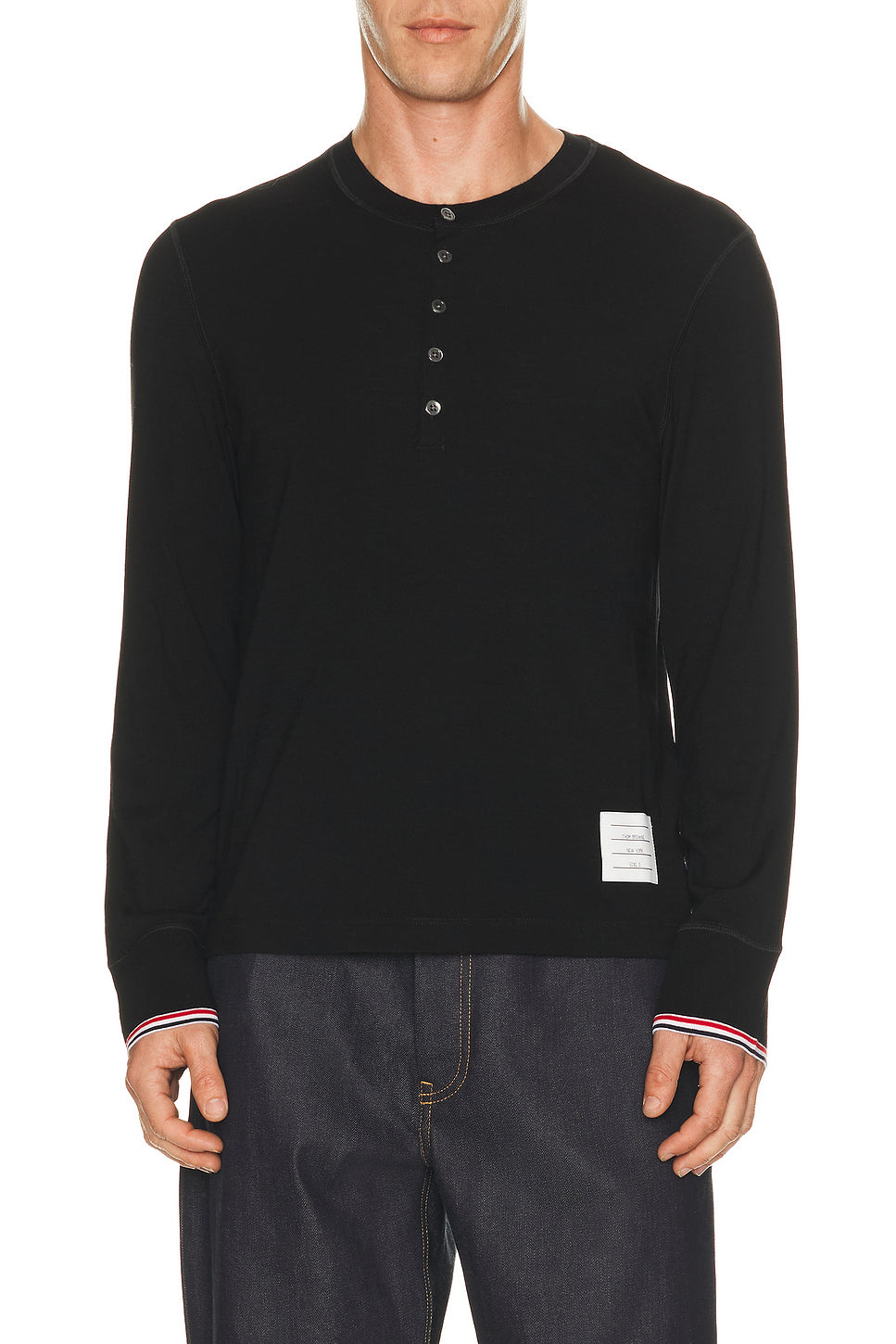 Long Sleeve Jersey Henley