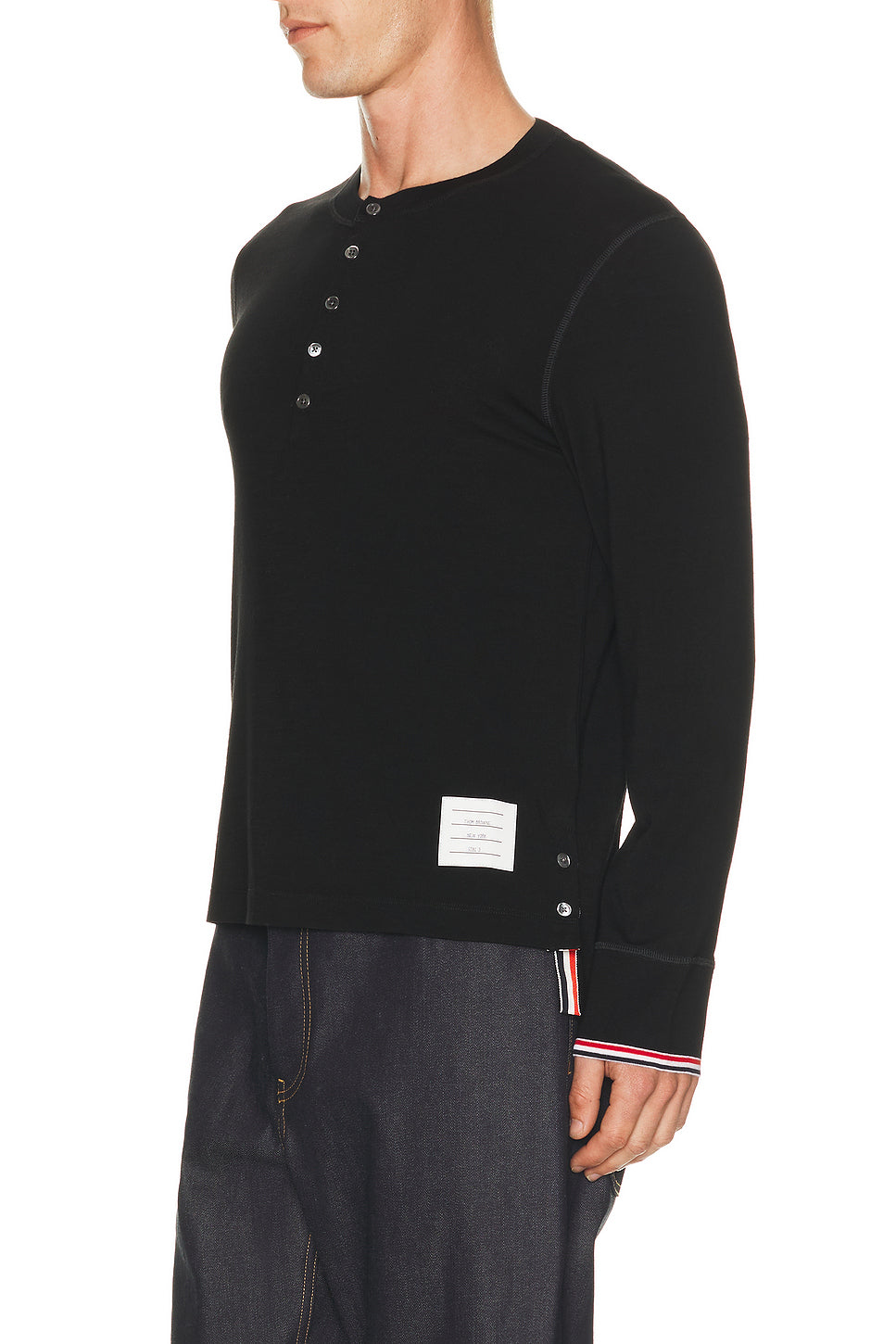 Long Sleeve Jersey Henley