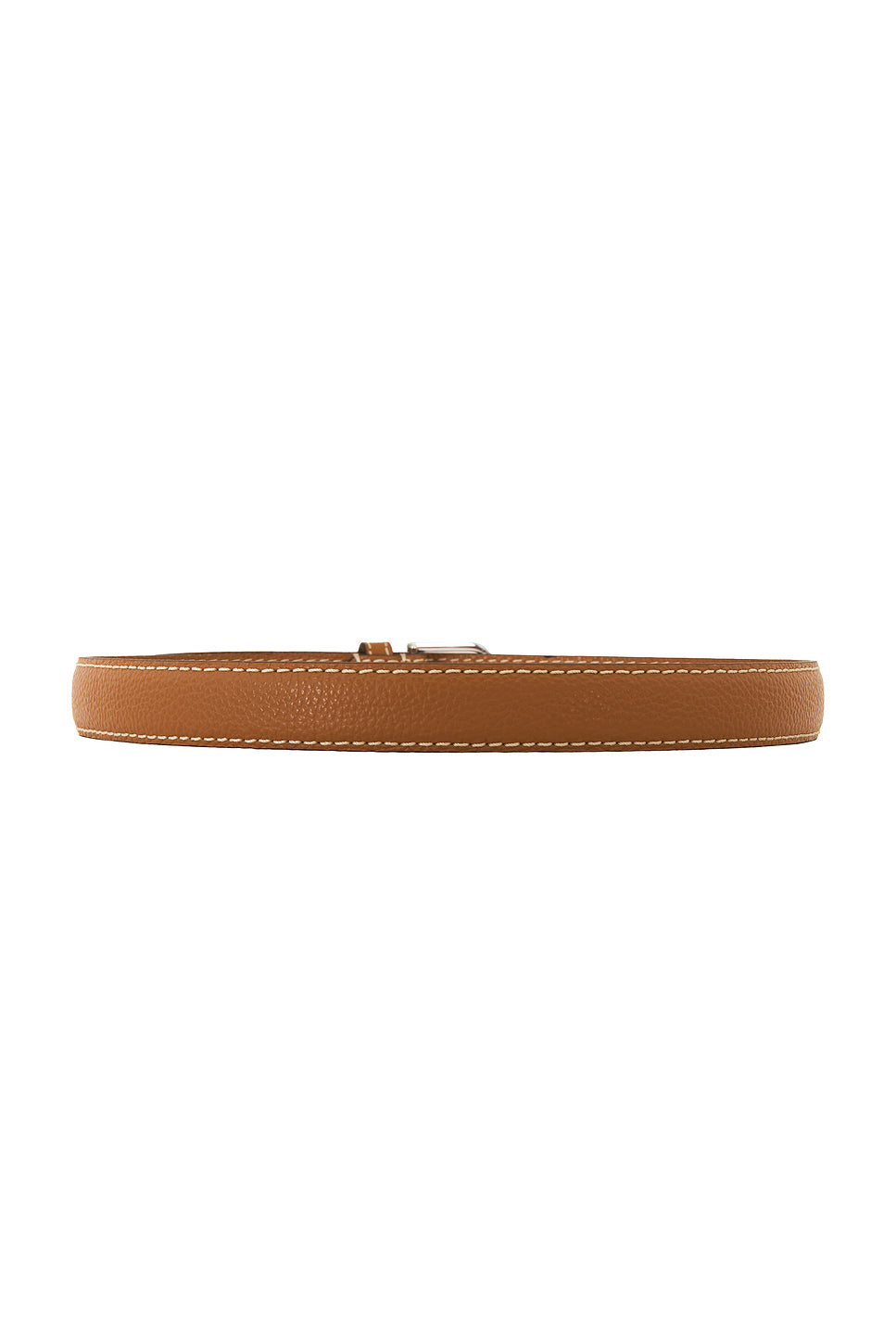 Slim Grained Leather Trouser Belt