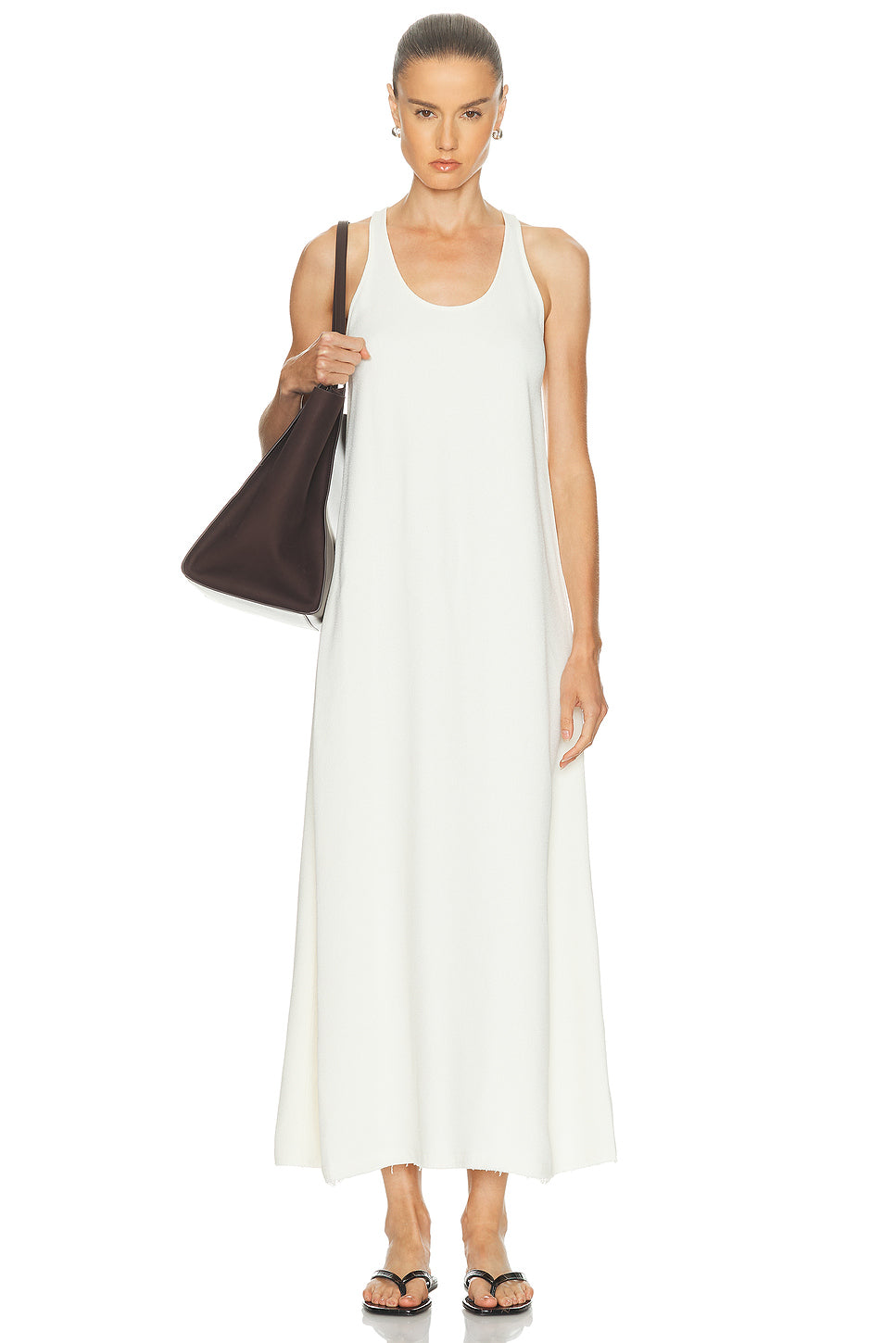 Scoop Neck Sablé Dress