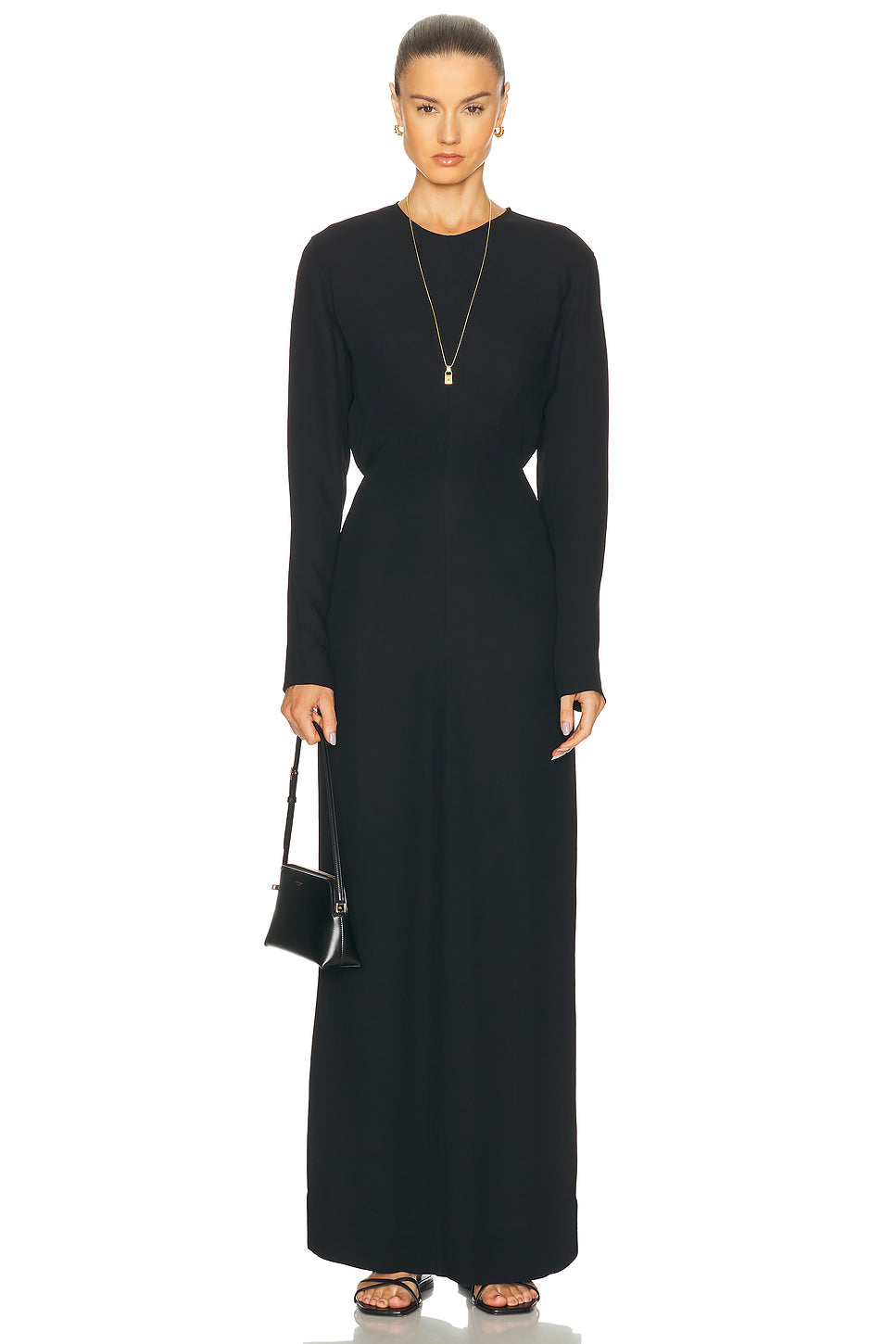 Long Sleeve Slouch Waist Dress