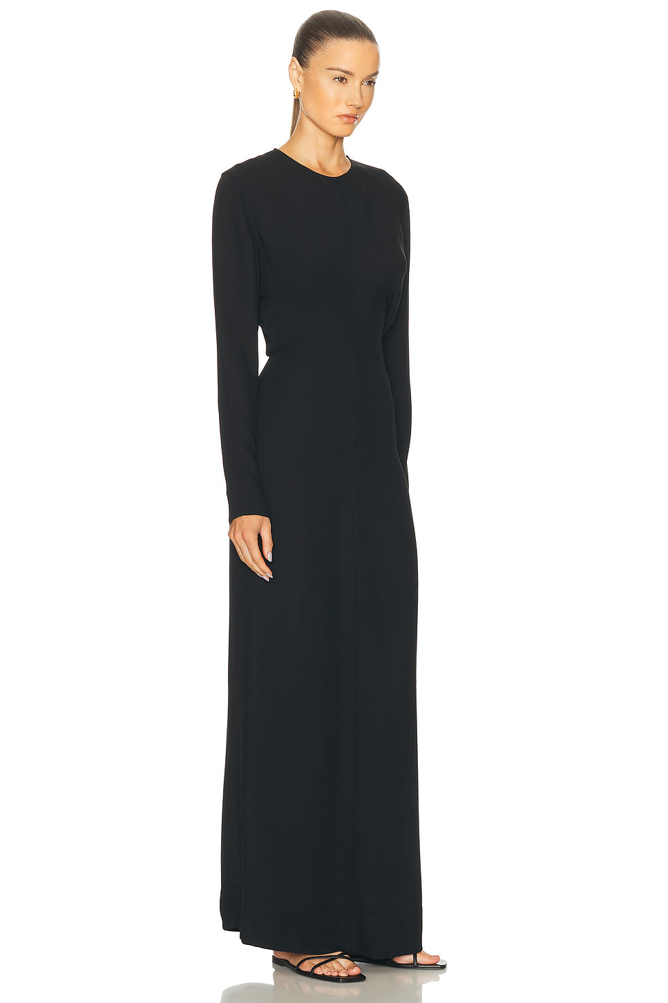 Long Sleeve Slouch Waist Dress