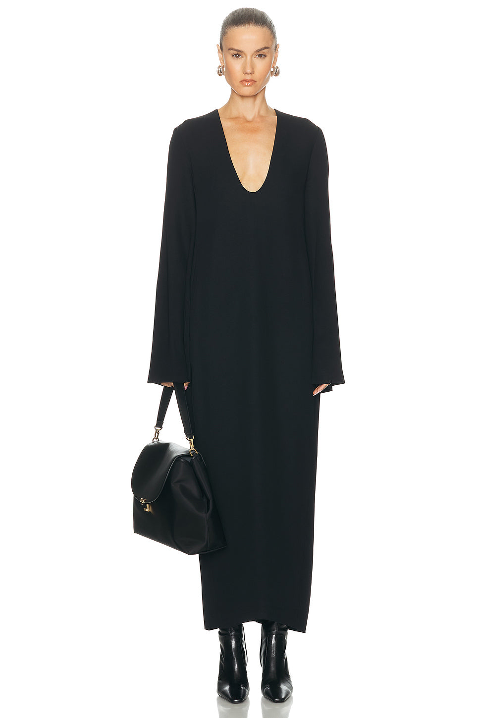 Bell-Sleeve Dress
