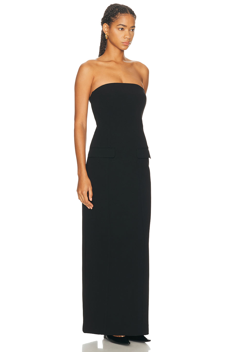 Strapless Pocket Dress