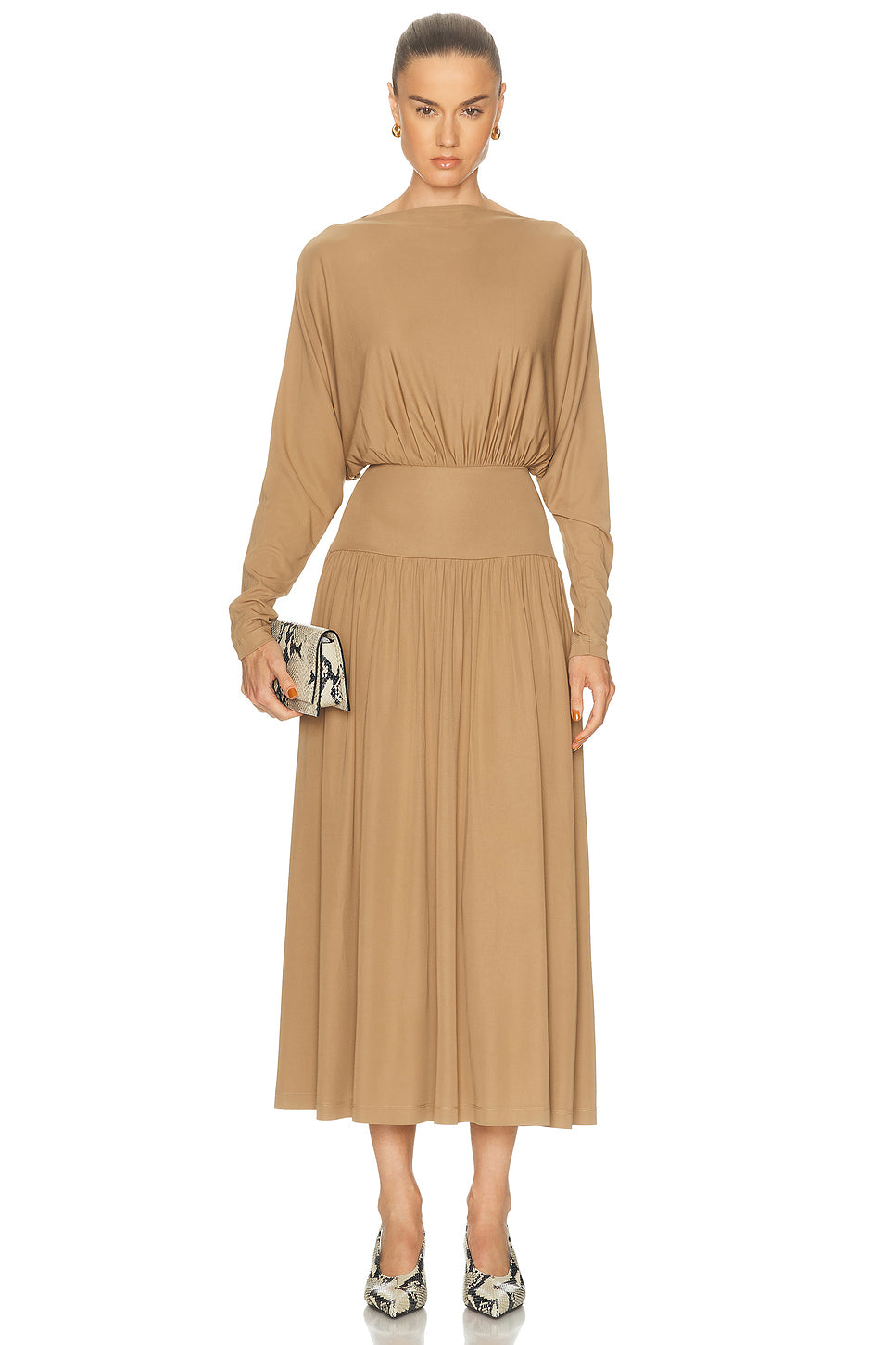 Boatneck Jersey Dress