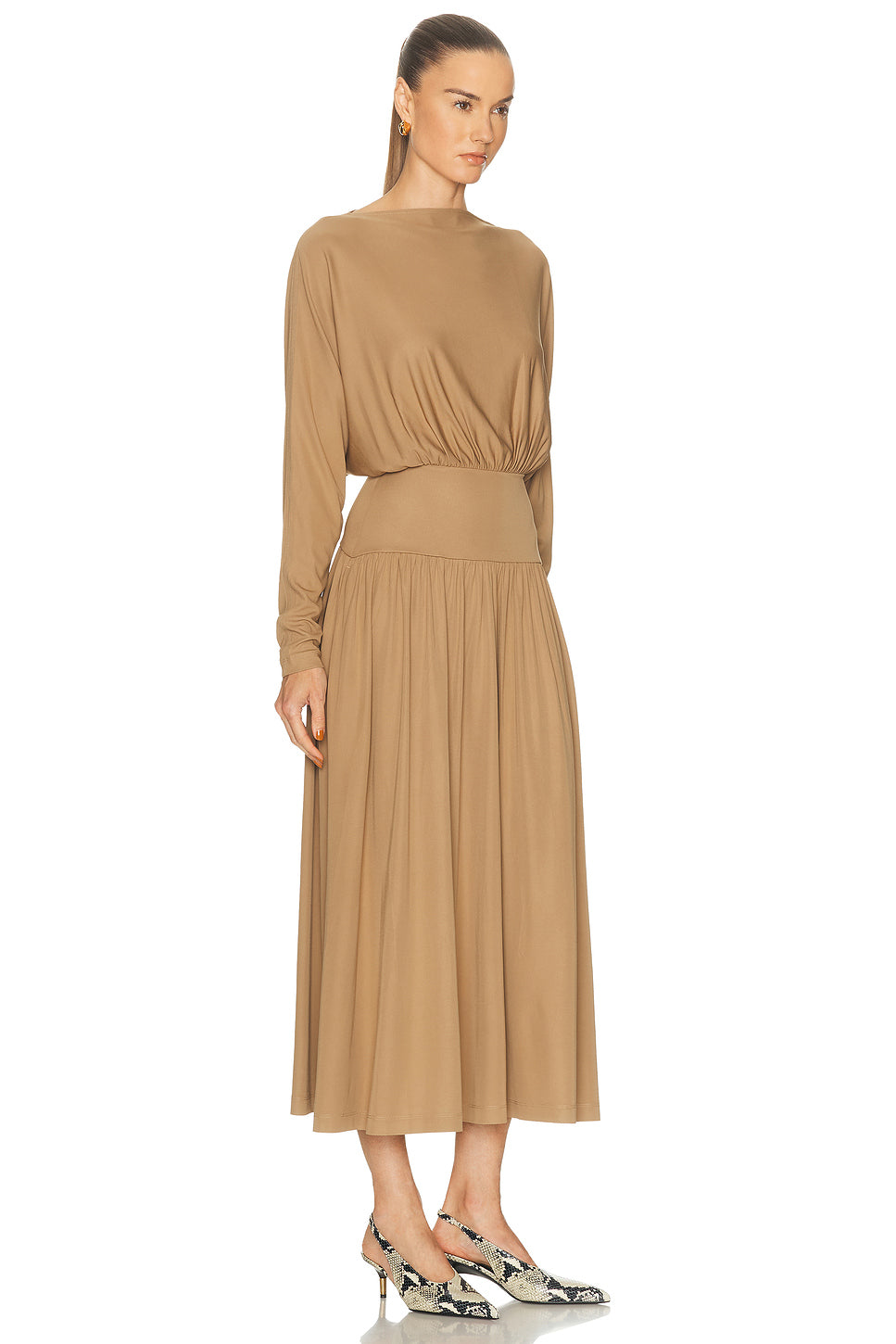 Boatneck Jersey Dress