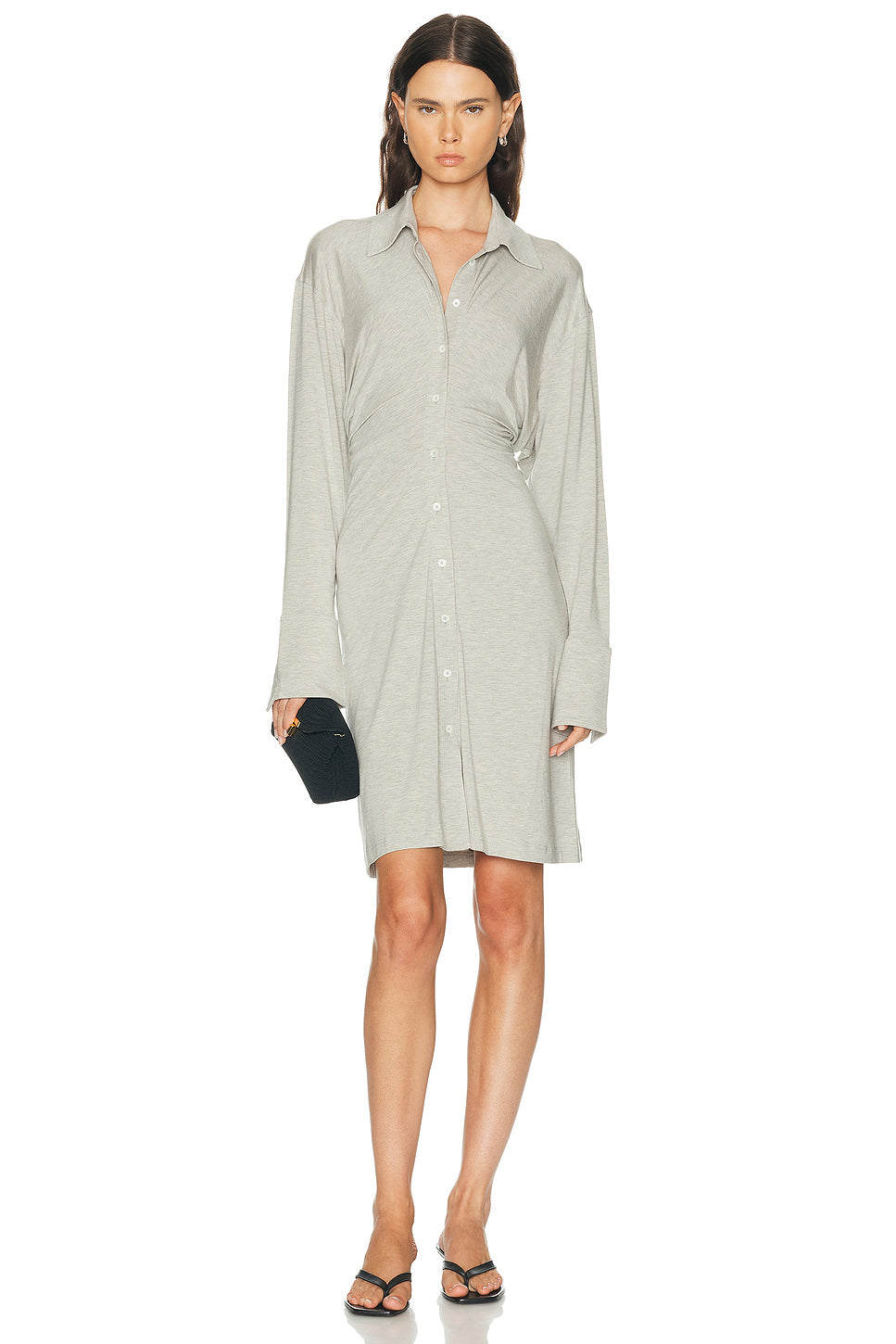 Slouch Jersey Shirt Dress