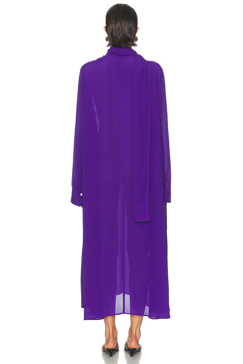 Rounded Neckline Dress