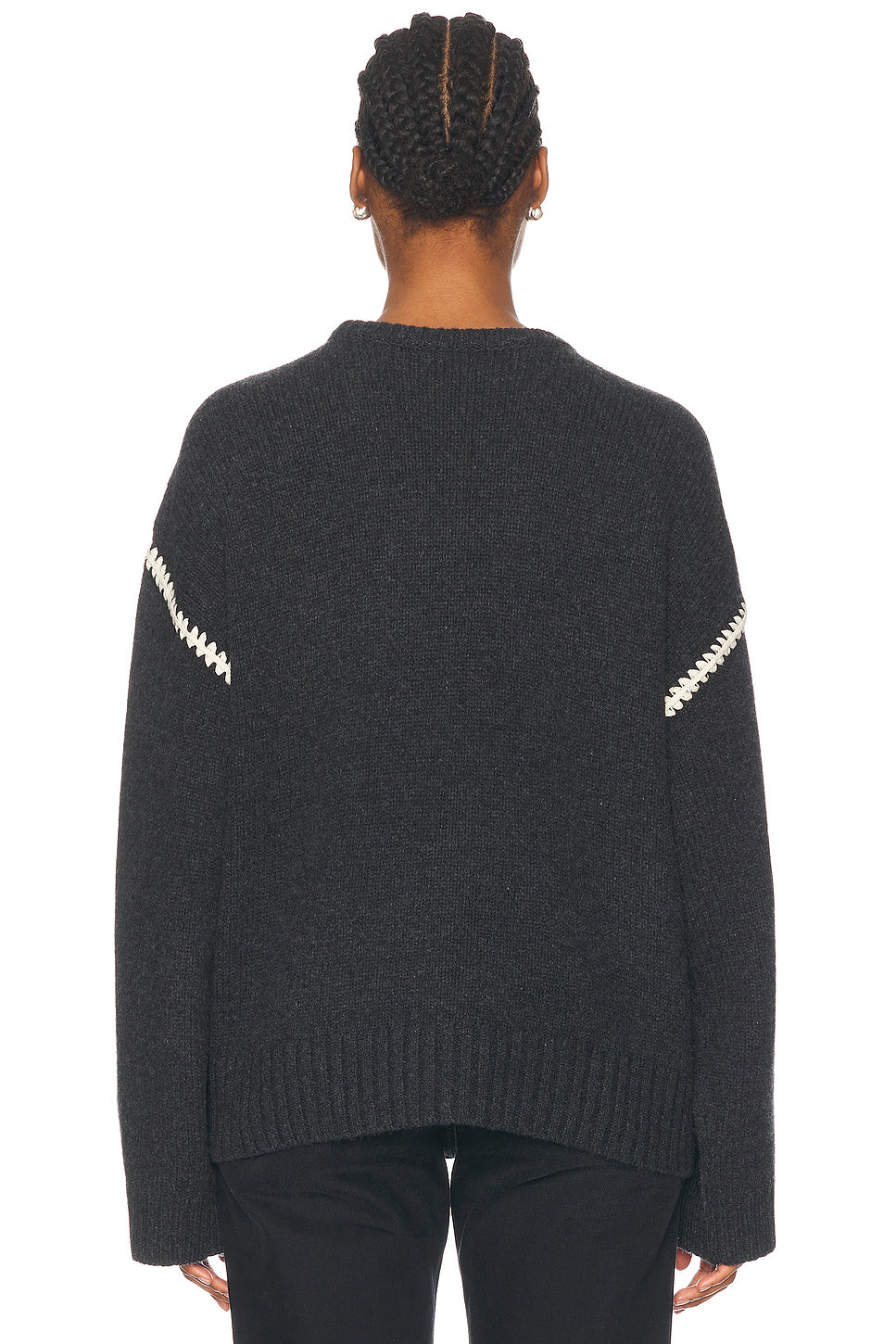 Embroiedered Wool Cashmere Sweater