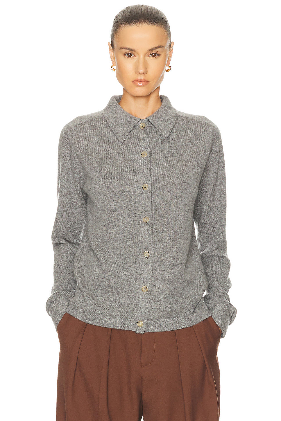 Raglan Sleeve Cashmere Cardigan