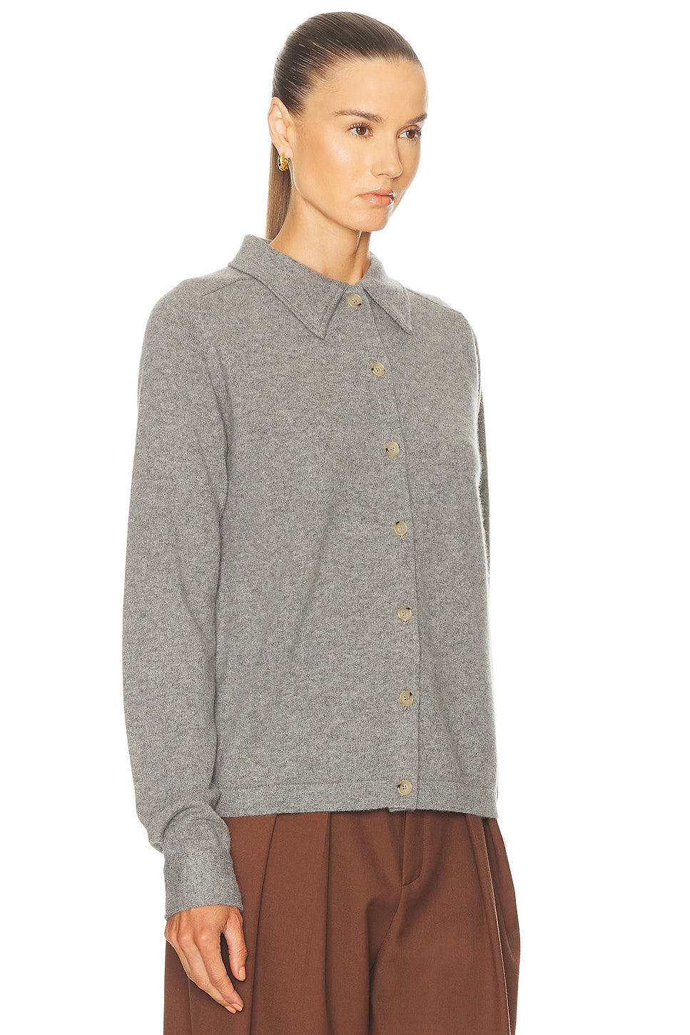 Raglan Sleeve Cashmere Cardigan