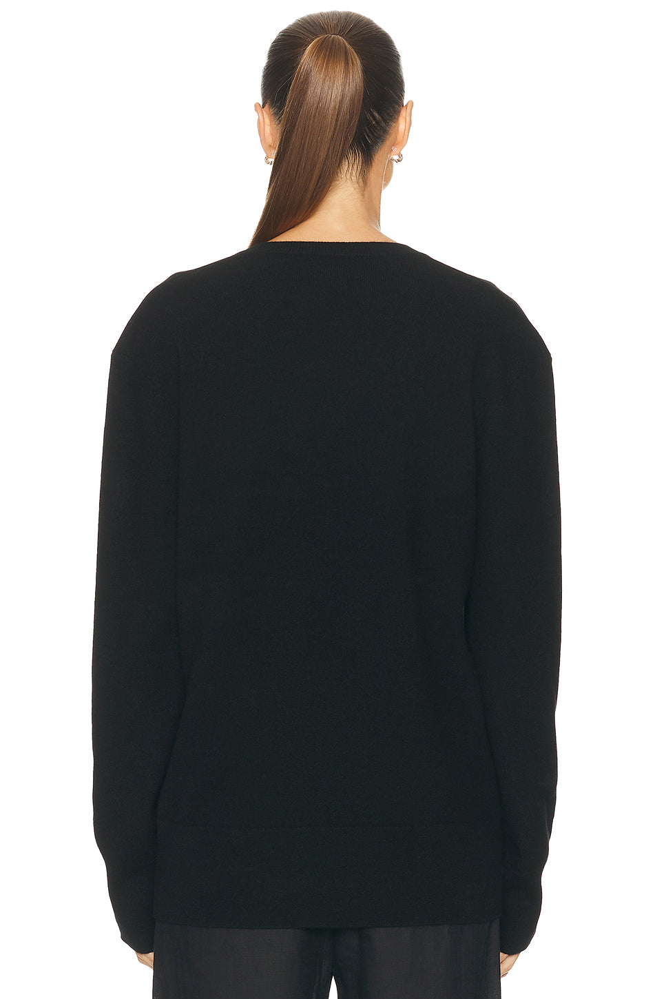 Cashmere V-Neck Knit Sweater