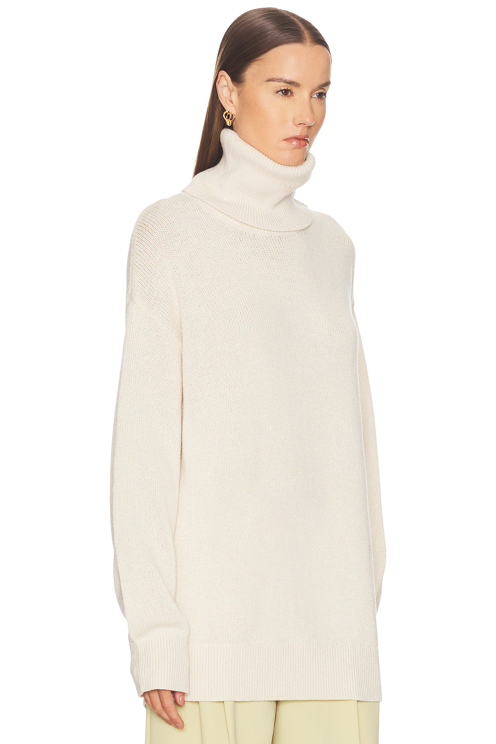 Longline Turtleneck Sweater