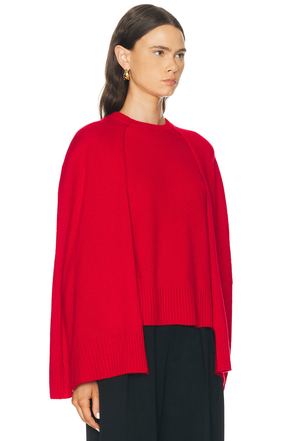 Crew Cape Knit Sweater
