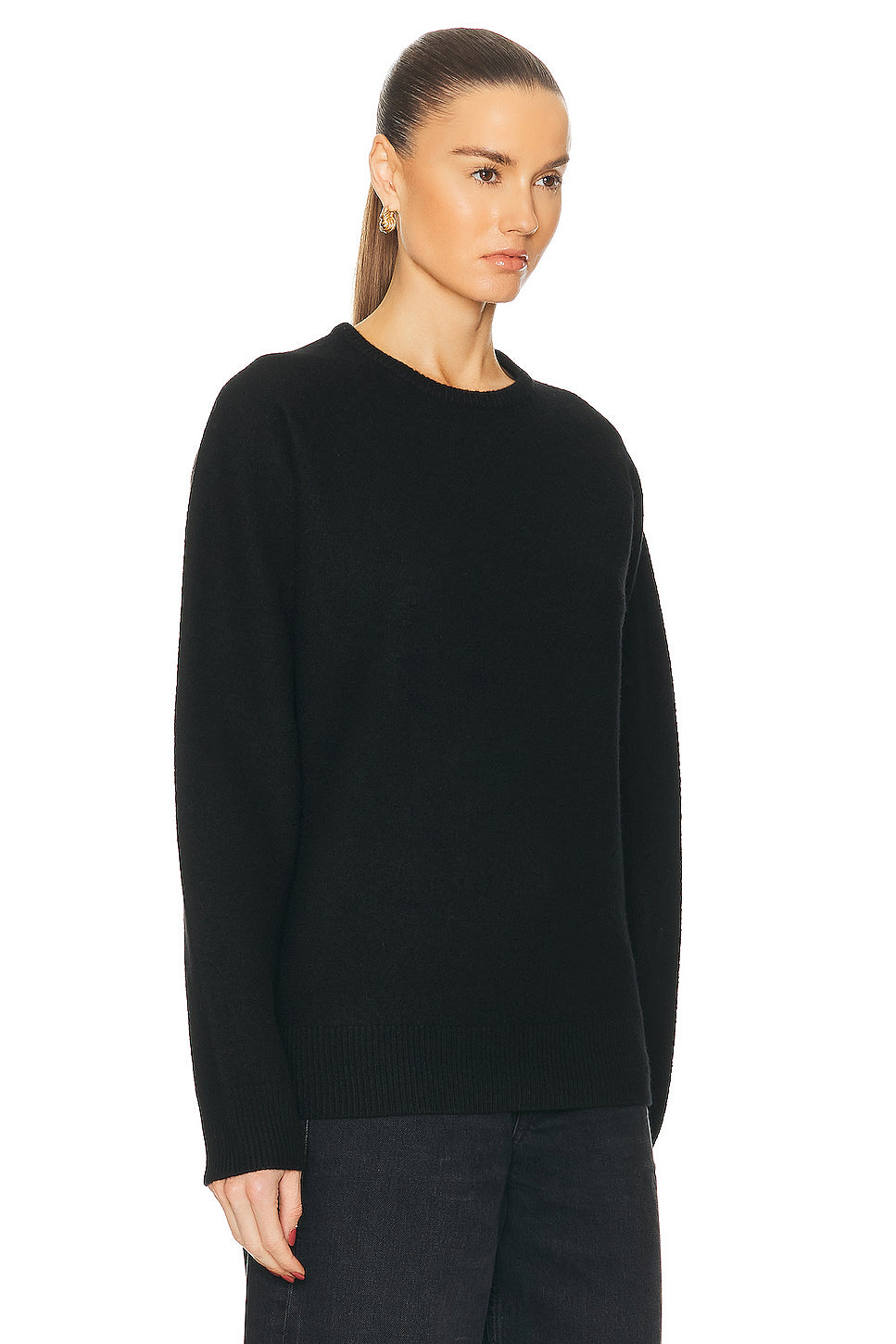 Crew Neck Wool Knit Sweater