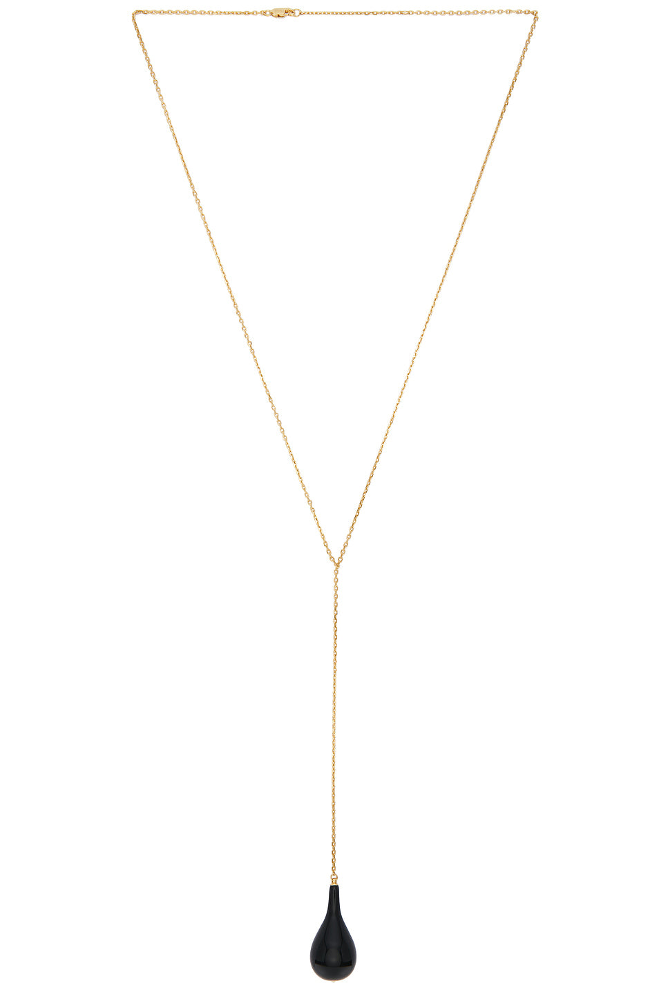Large Onyx Drop Necklace