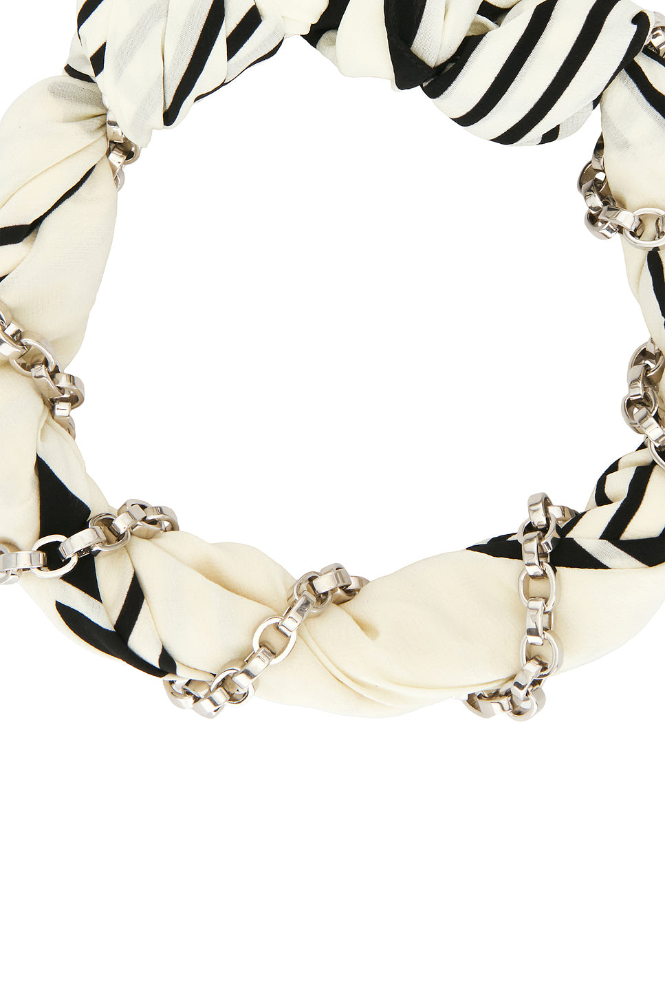Silk Scarf Collar Necklace