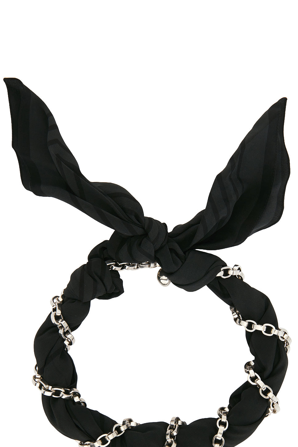 Silk Scarf Collar Necklace