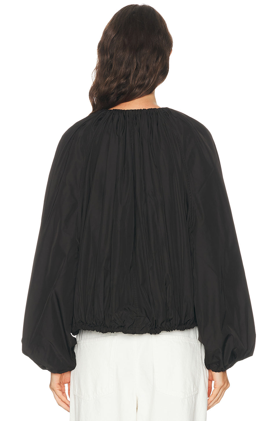 Gathered Parachute Coat