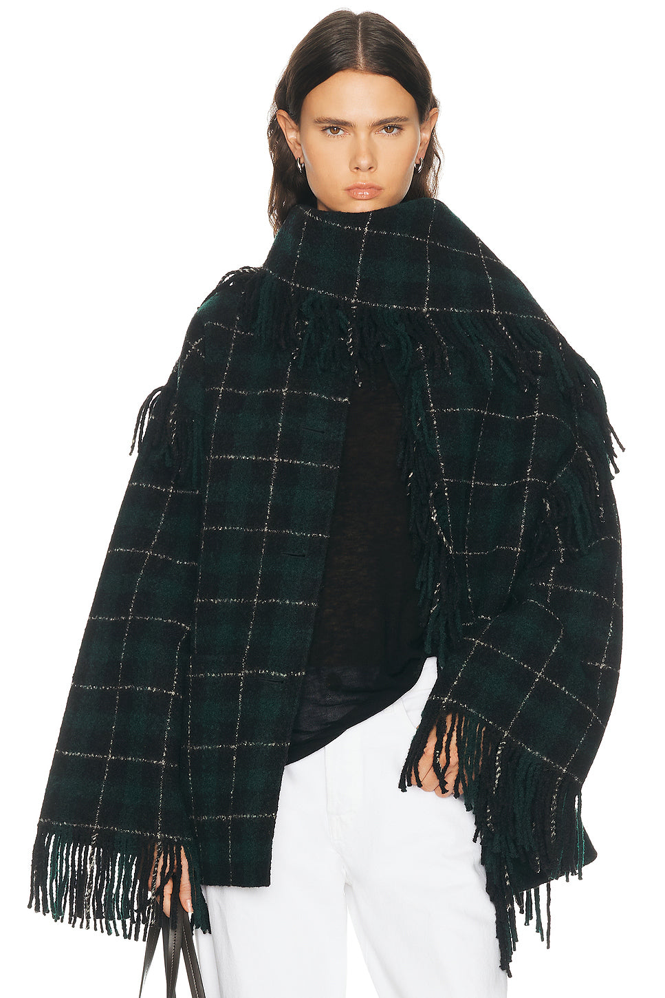 Fringed Scarf Jacket