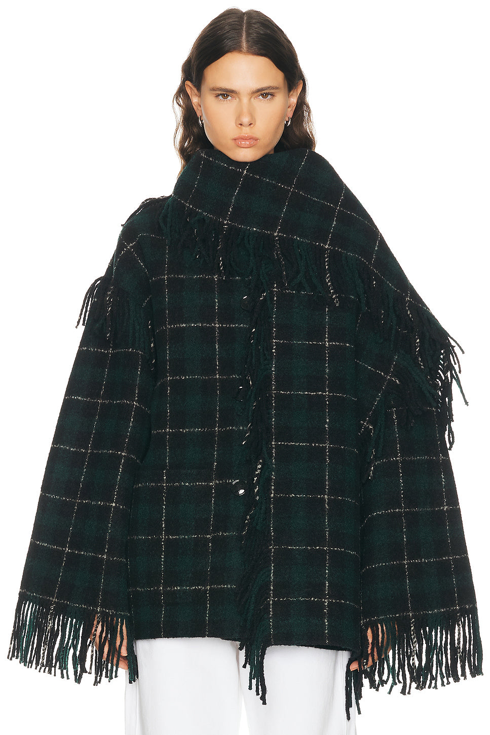 Fringed Scarf Jacket