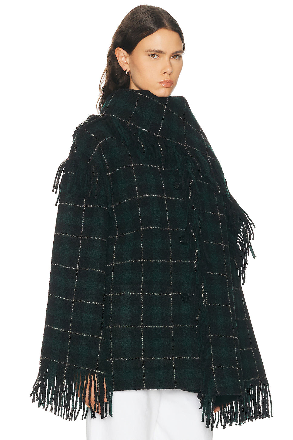Fringed Scarf Jacket