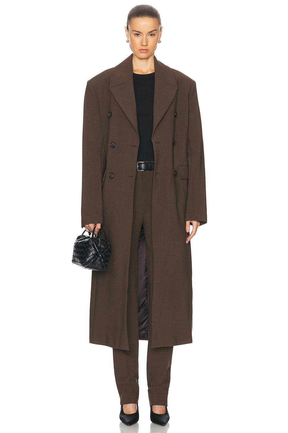 Broad Midi Coat