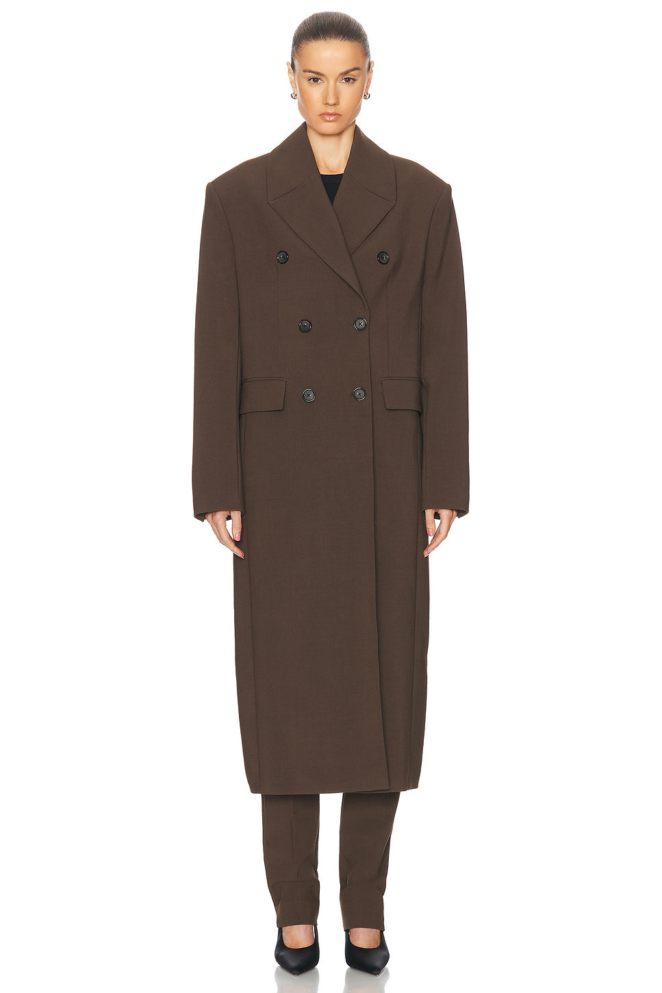 Broad Midi Coat