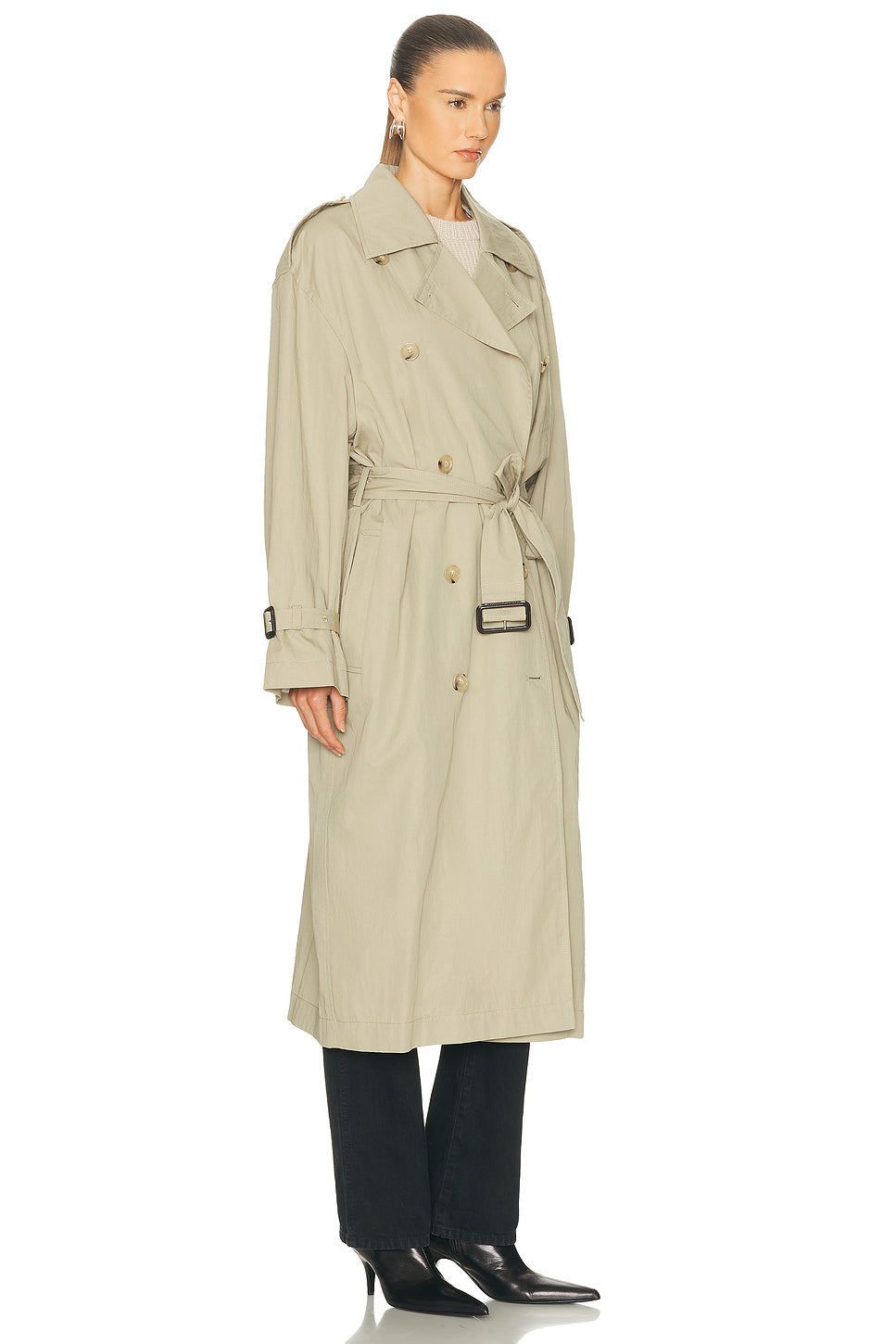 Crisp Summer Trench Coat