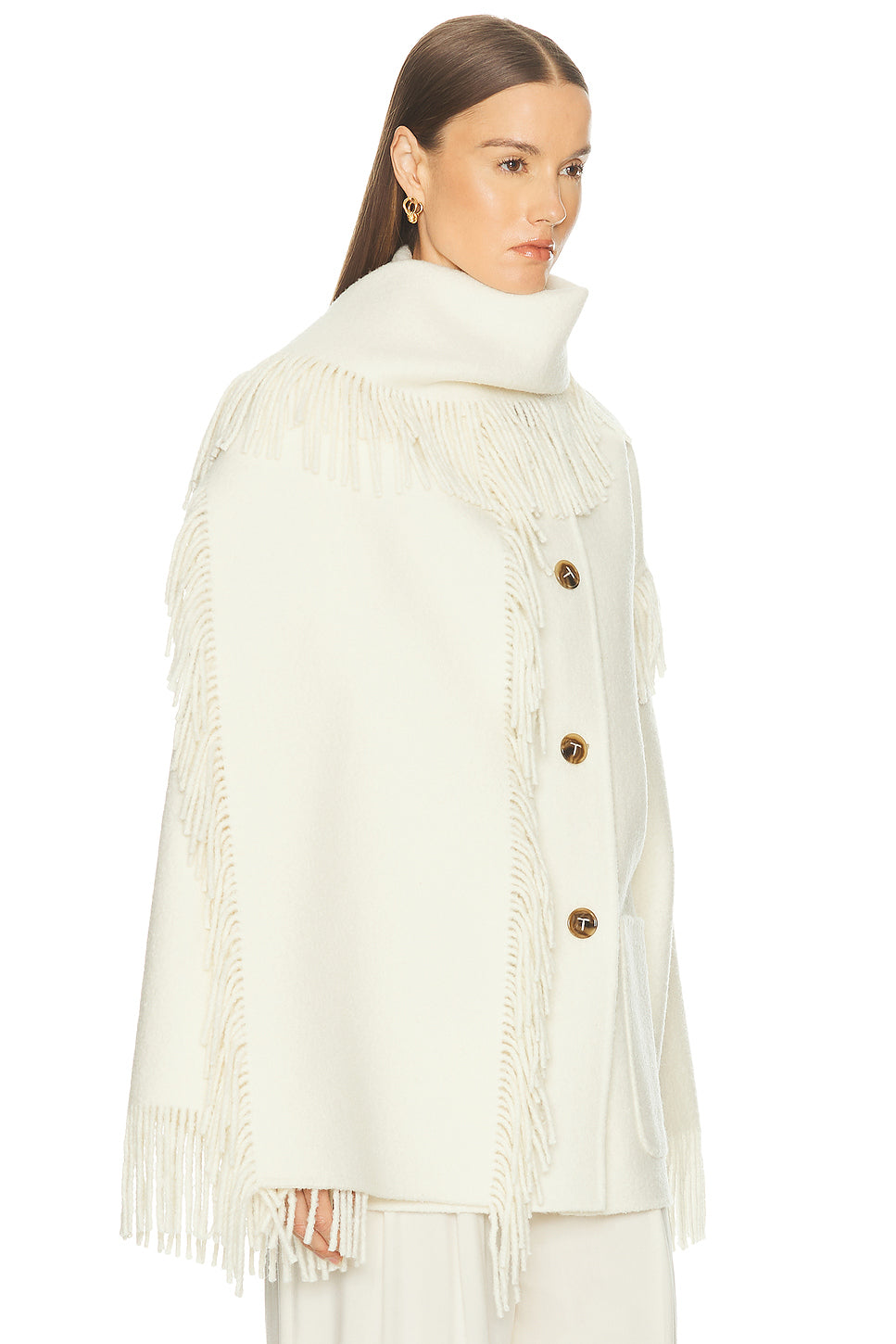 Fringed Scarf Jacket