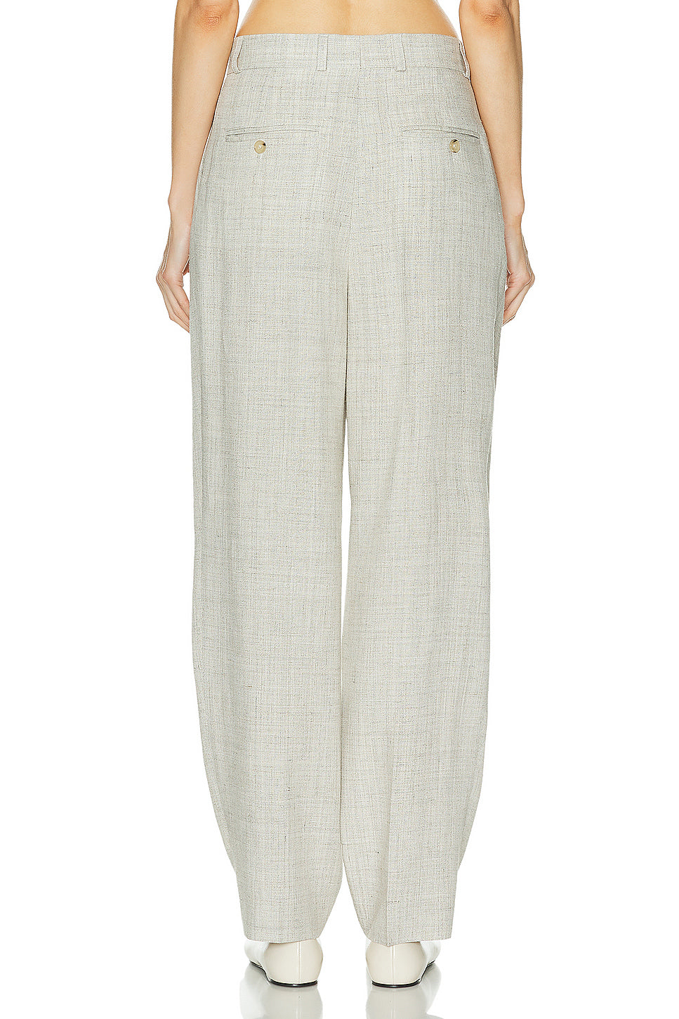 Double Pleated Tailored Trouser