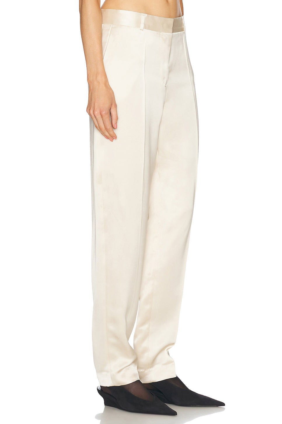 Low Waist Satin Trouser