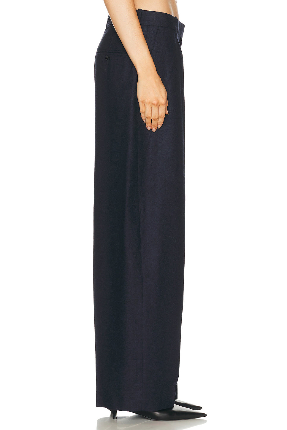 Wide Flannel Trouser