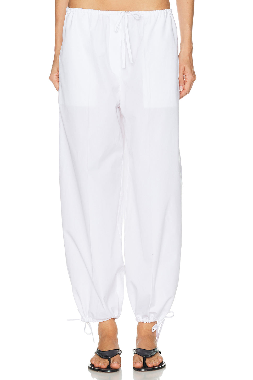 Drawstring Cotton Trouser