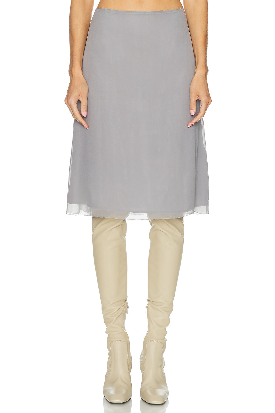 Chiffon Slip Skirt