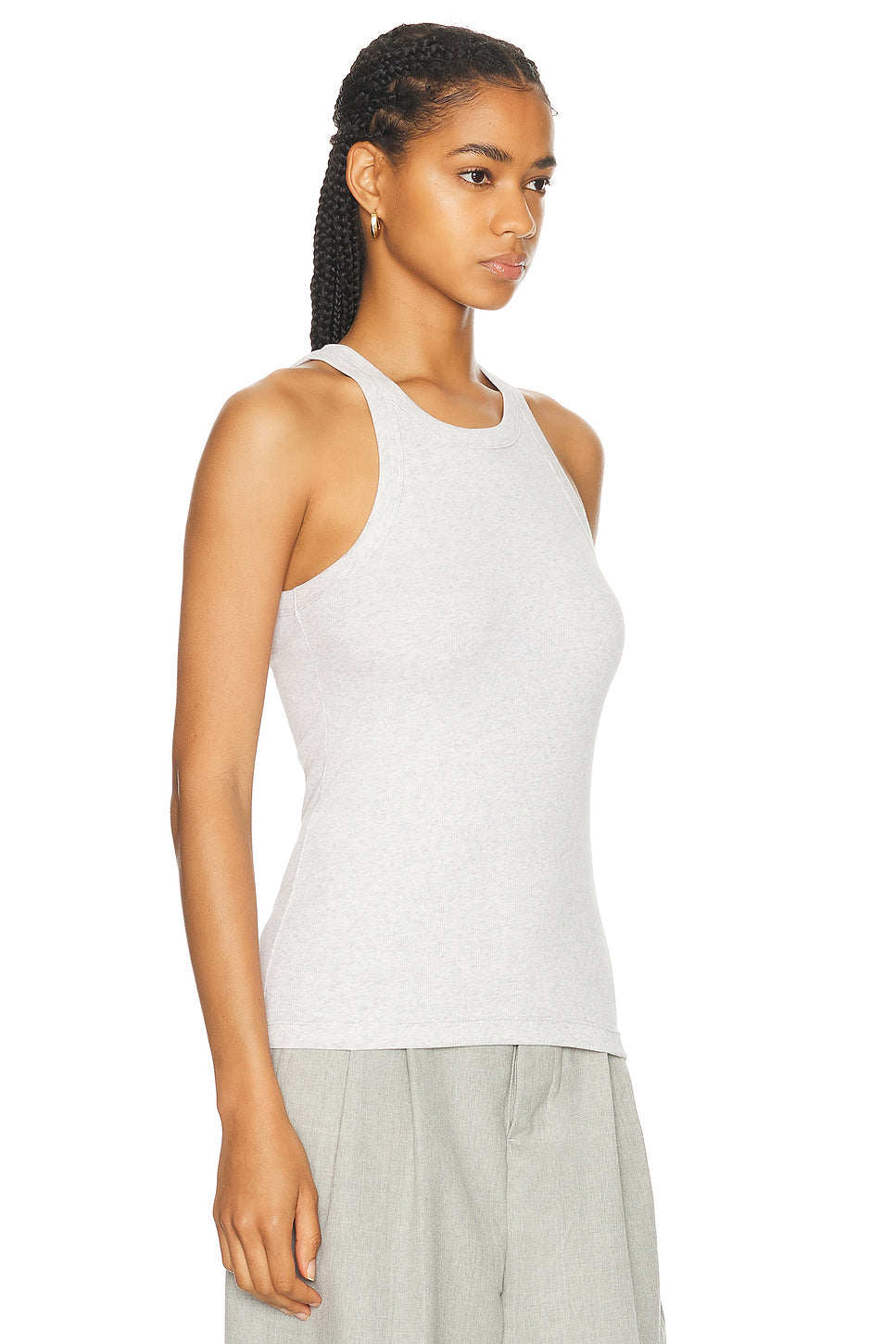 Curved Rib Tank Top